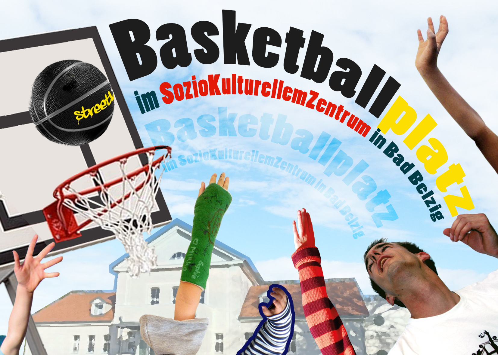Projektantrag für einen Basketballplatz - soziokulturelle Zentrum Bad Belzig